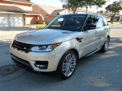2014 LAND ROVER RANGE ROVER SPORT SUPERCHARGED - SILVER ON BROWN