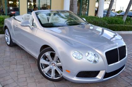 2013 BENTLEY CONTINENTAL GT V8 - SILVER ON GRAY