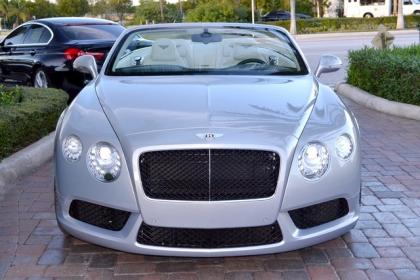 2013 BENTLEY CONTINENTAL GT V8 - SILVER ON GRAY 2