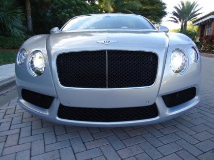 2013 BENTLEY CONTINENTAL GT V8 - SILVER ON GRAY 3