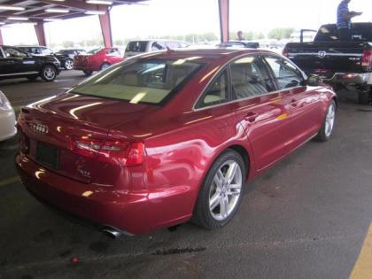 2012 AUDI A6 3.0T - RED ON BEIGE 2