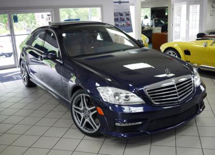 2013 MERCEDES BENZ S63 AMG - BLUE ON BROWN 1