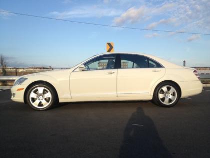 2007 MERCEDES BENZ S550 4MATIC - WHITE ON BLACK 4